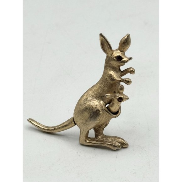Vintage Avon Articulating Kangaroo Brooch Pin - Picture 4 of 5